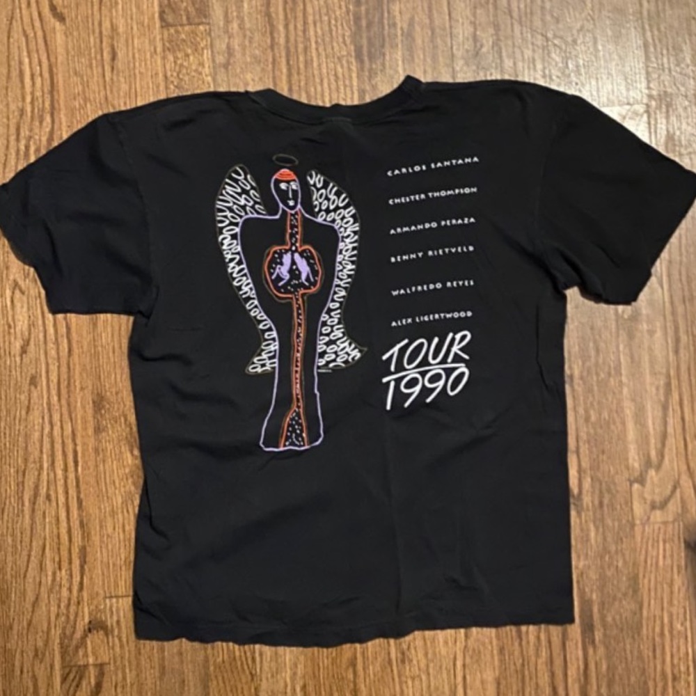 Carlos Santana 1990 Tour Tee